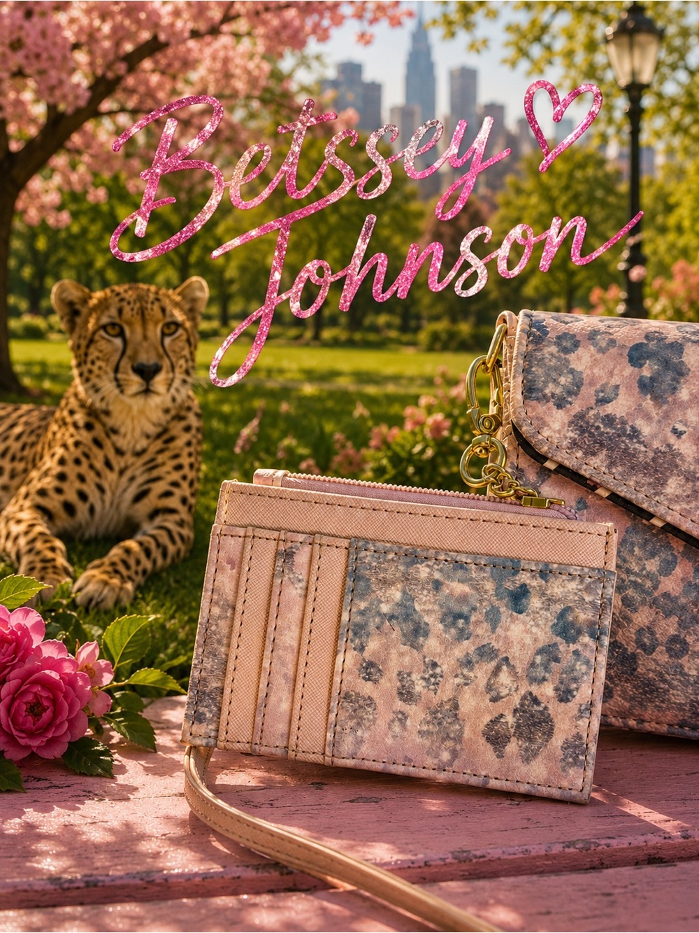 Luv Betsey by Betsey Johnson LBFANCY Envelope Wallet Crossbody Bag - Picture 3 of 4